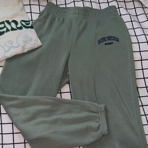 PACSUN Pacific Sunwear Olive Green Matcha Joggers